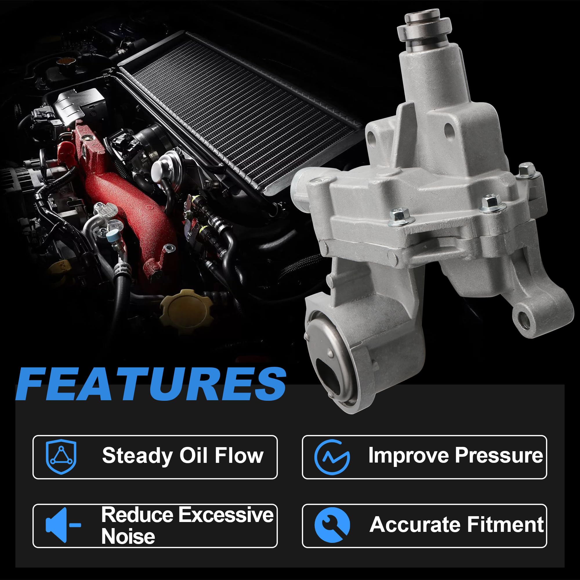 Amazon.com: VIPCAR 03036 Oil Pump for Nissan 'MR18DE' 1.8L L4 DOHC